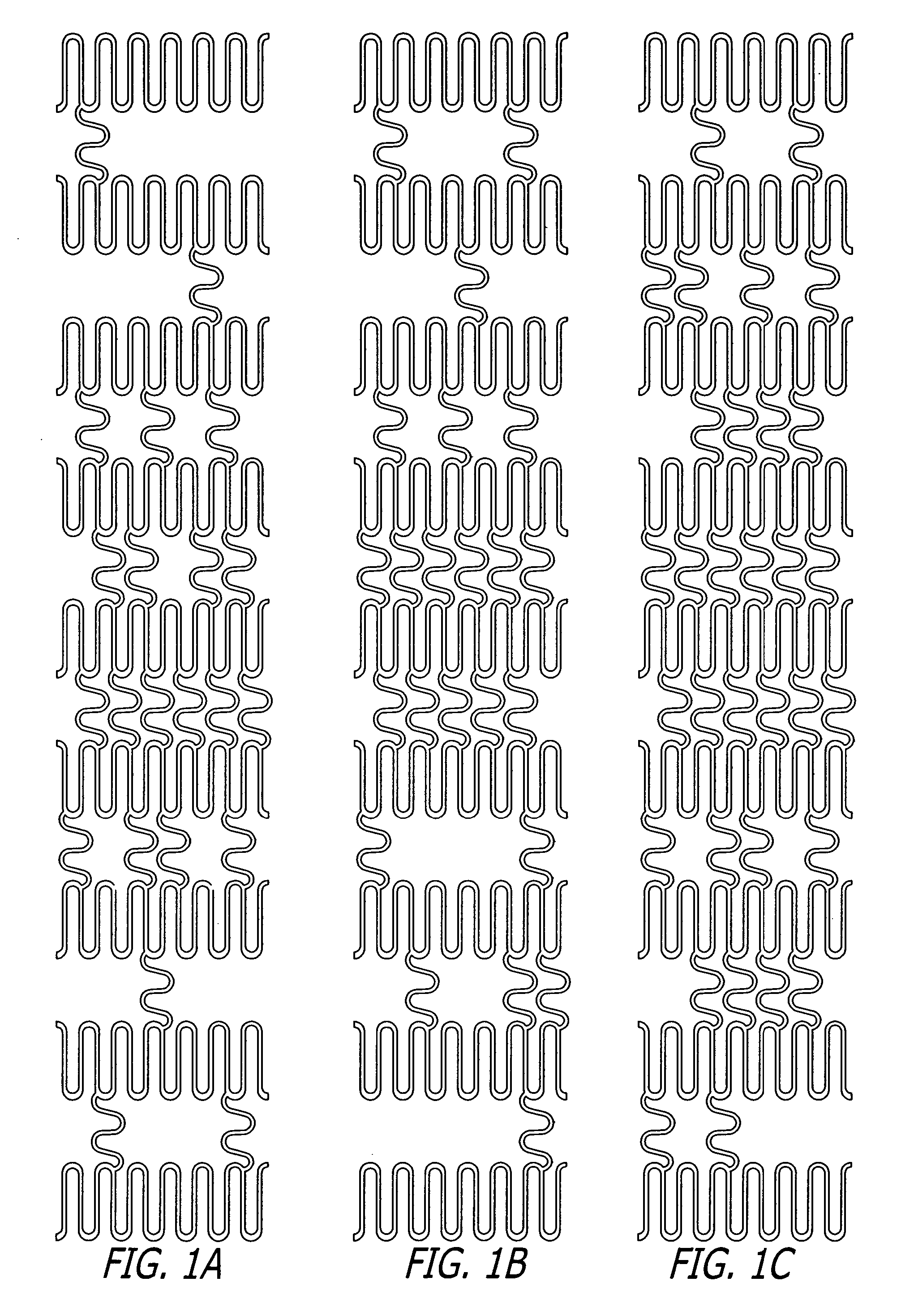 Lumen-supporting stents and methods for creating lumen-supporting stents with various open/closed designs