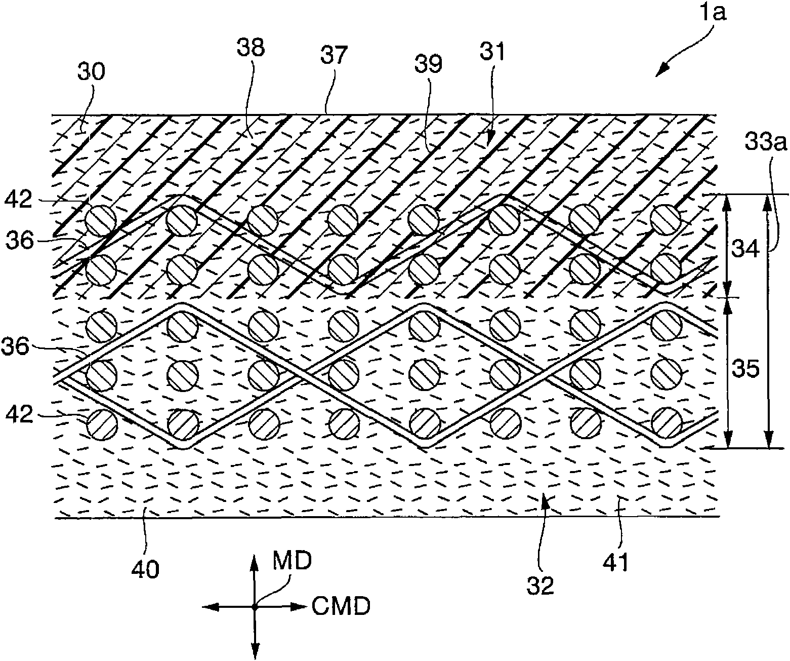 Wet paper conveyance belt