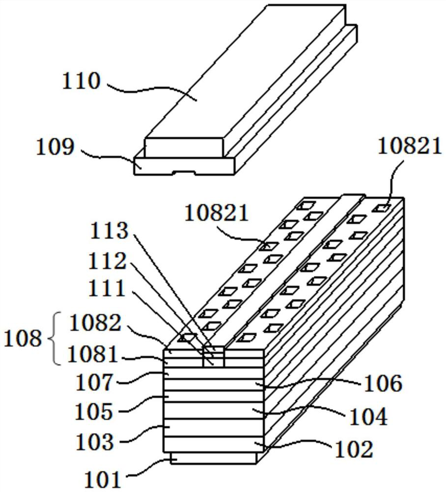 GaN-based laser diode structure and manufacturing method