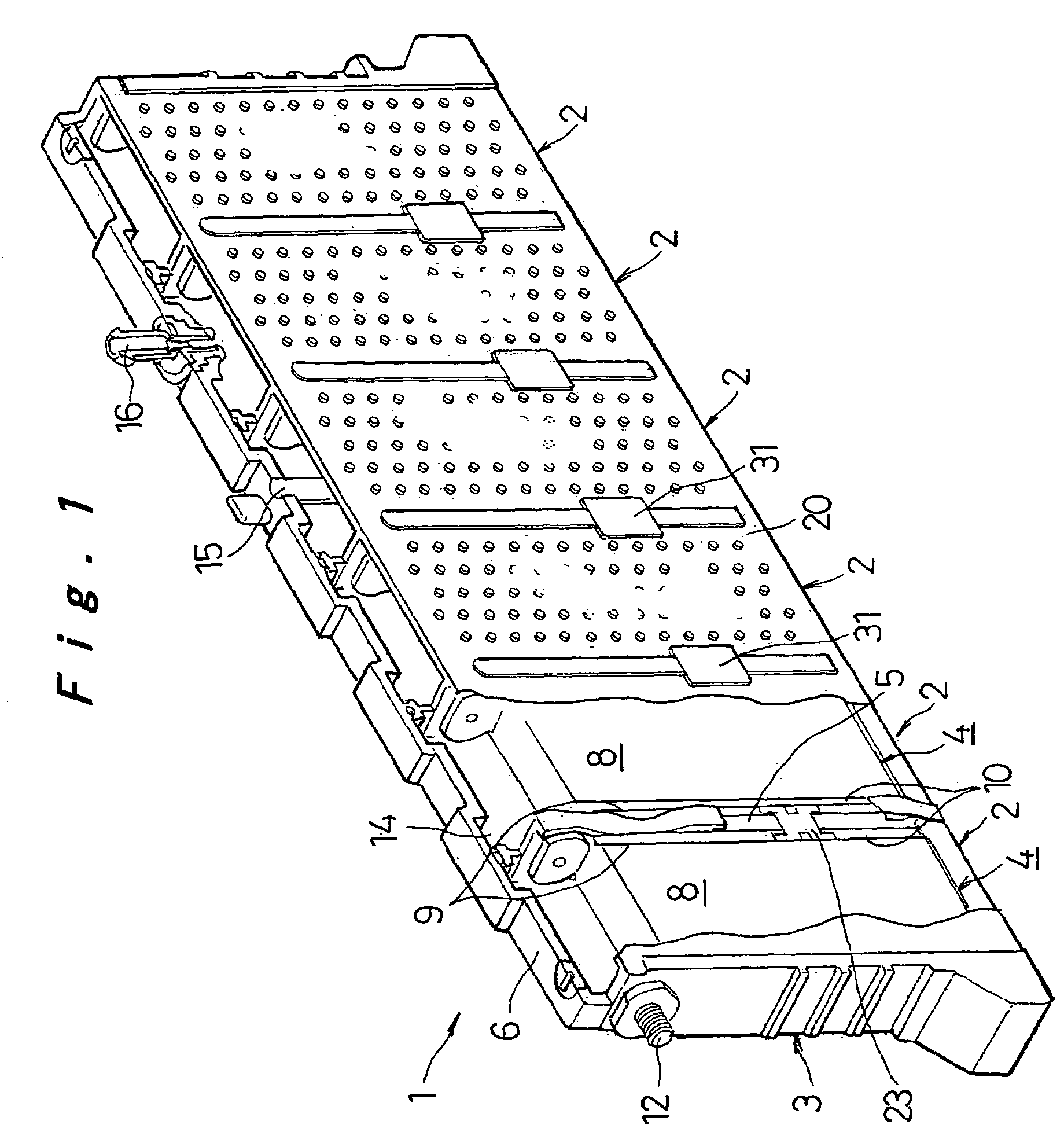 Prismatic sealed battery