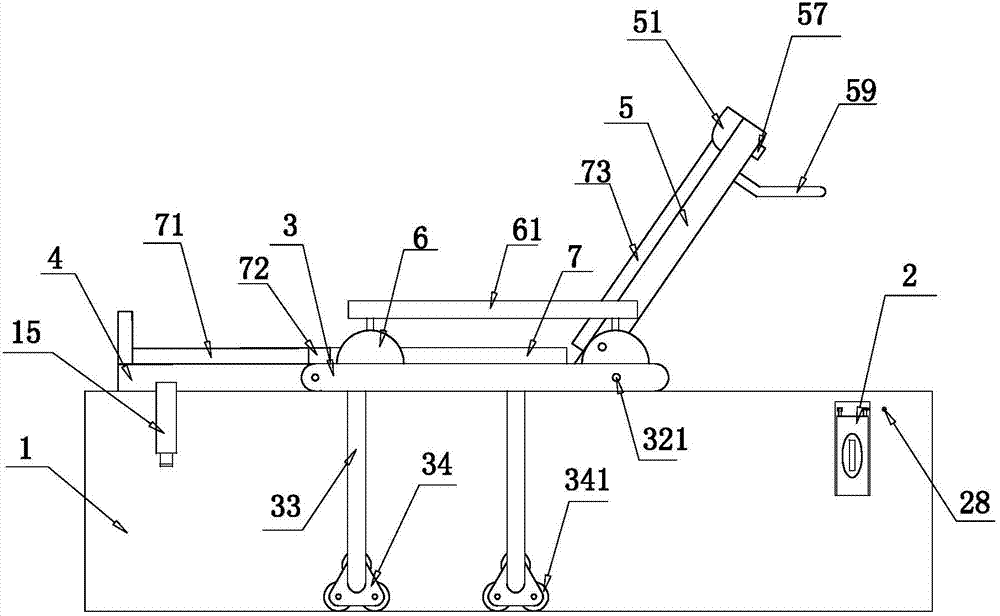 Multifunctional neurosurgical operation bed convenient to operate