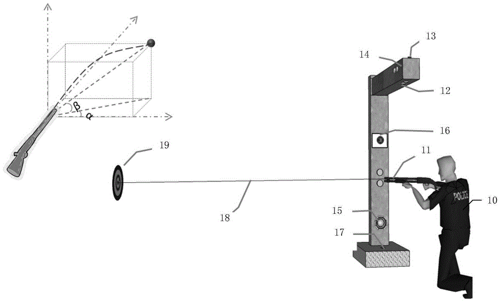 Shooting training system and shooting training method