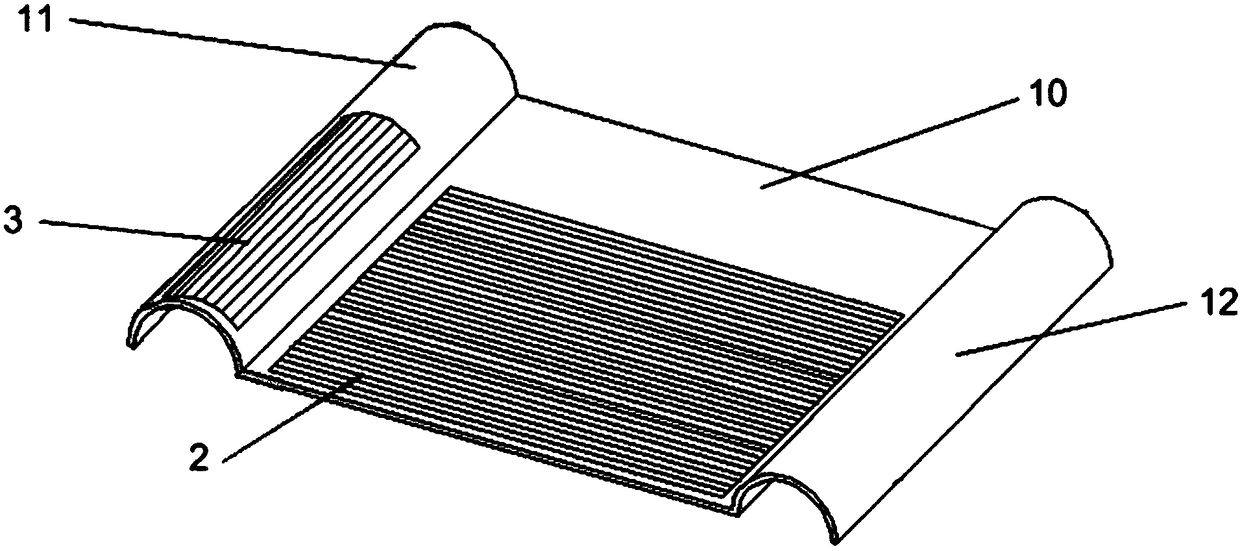 Photovoltaic power generation tile and photovoltaic power generation system