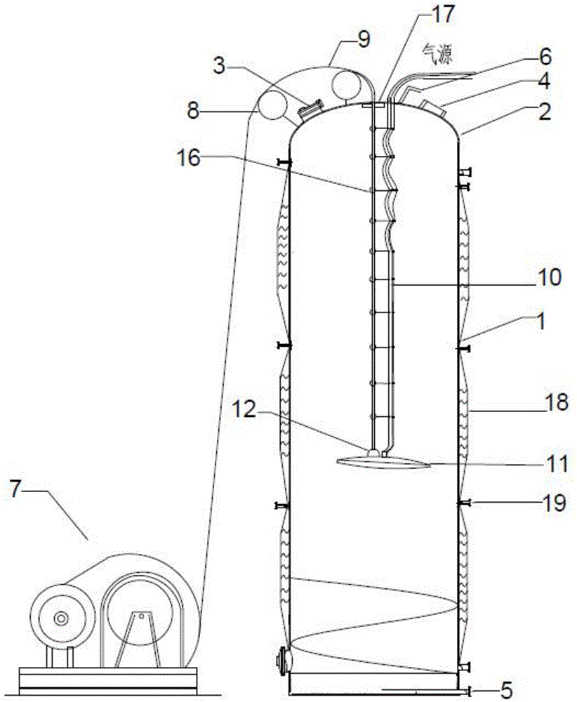 Clean brewing bin with acid adjusting device used for soy sauce brewing and acid adjusting method thereof