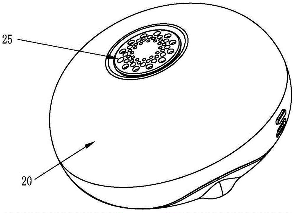 Working status indicator and electronic diffuser using said indicator