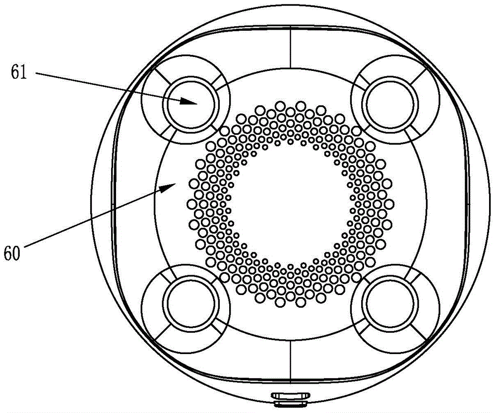 Working status indicator and electronic diffuser using said indicator