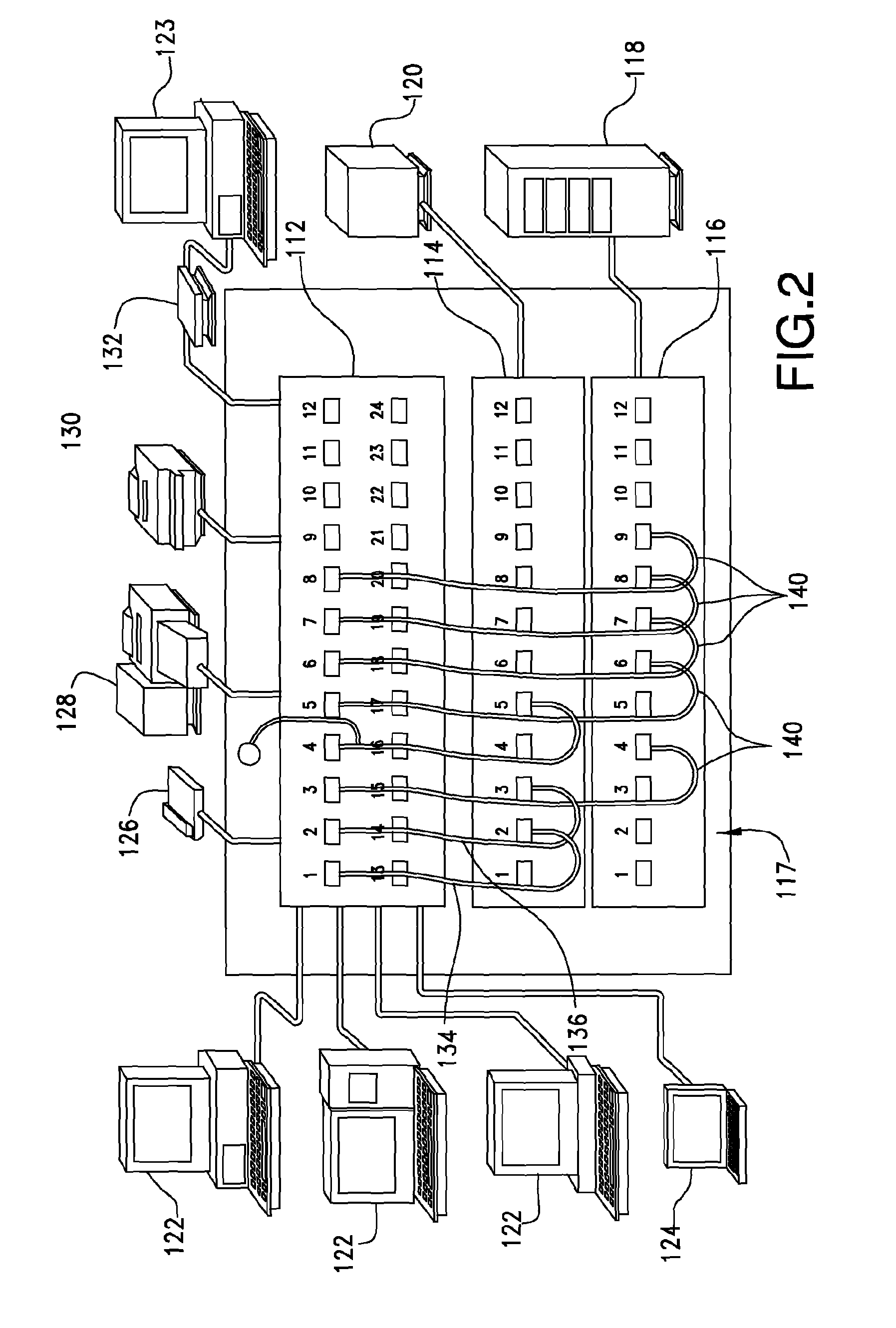 Termination cap for use in wired network management system