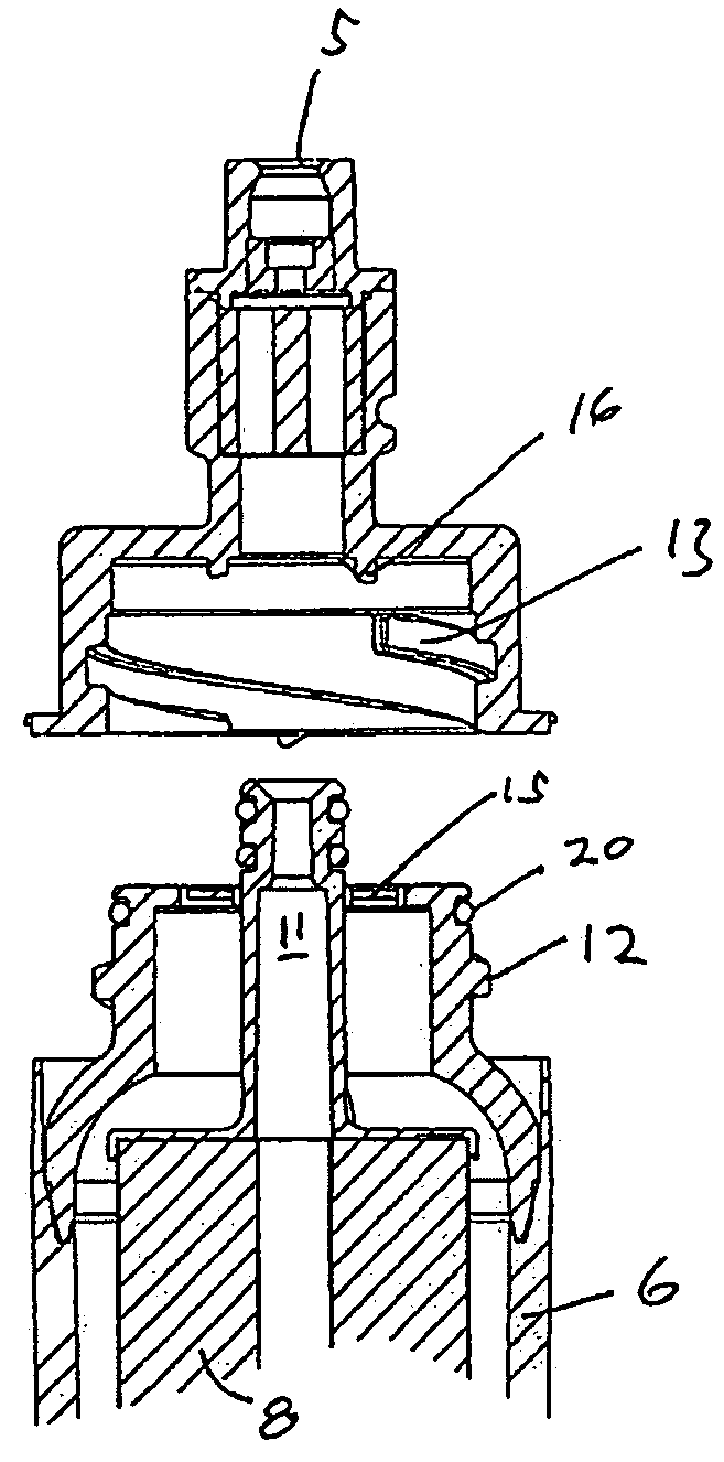 Filter cartridge for use with a filter head assembly