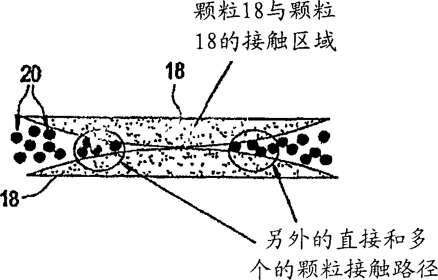 Thermal conductive material utilizing electrically conductive nanoparticles