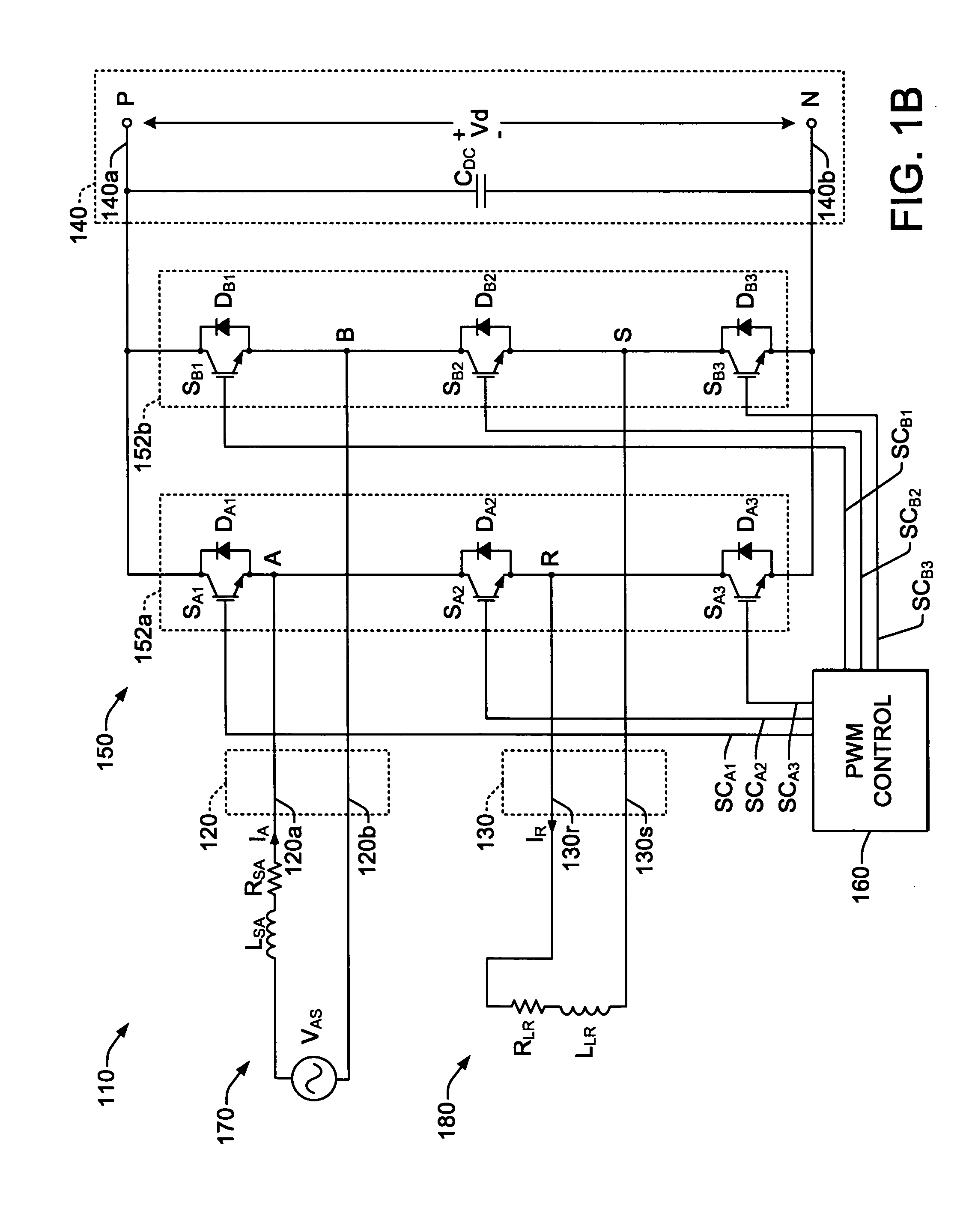 Nine device AC-to-AC converter