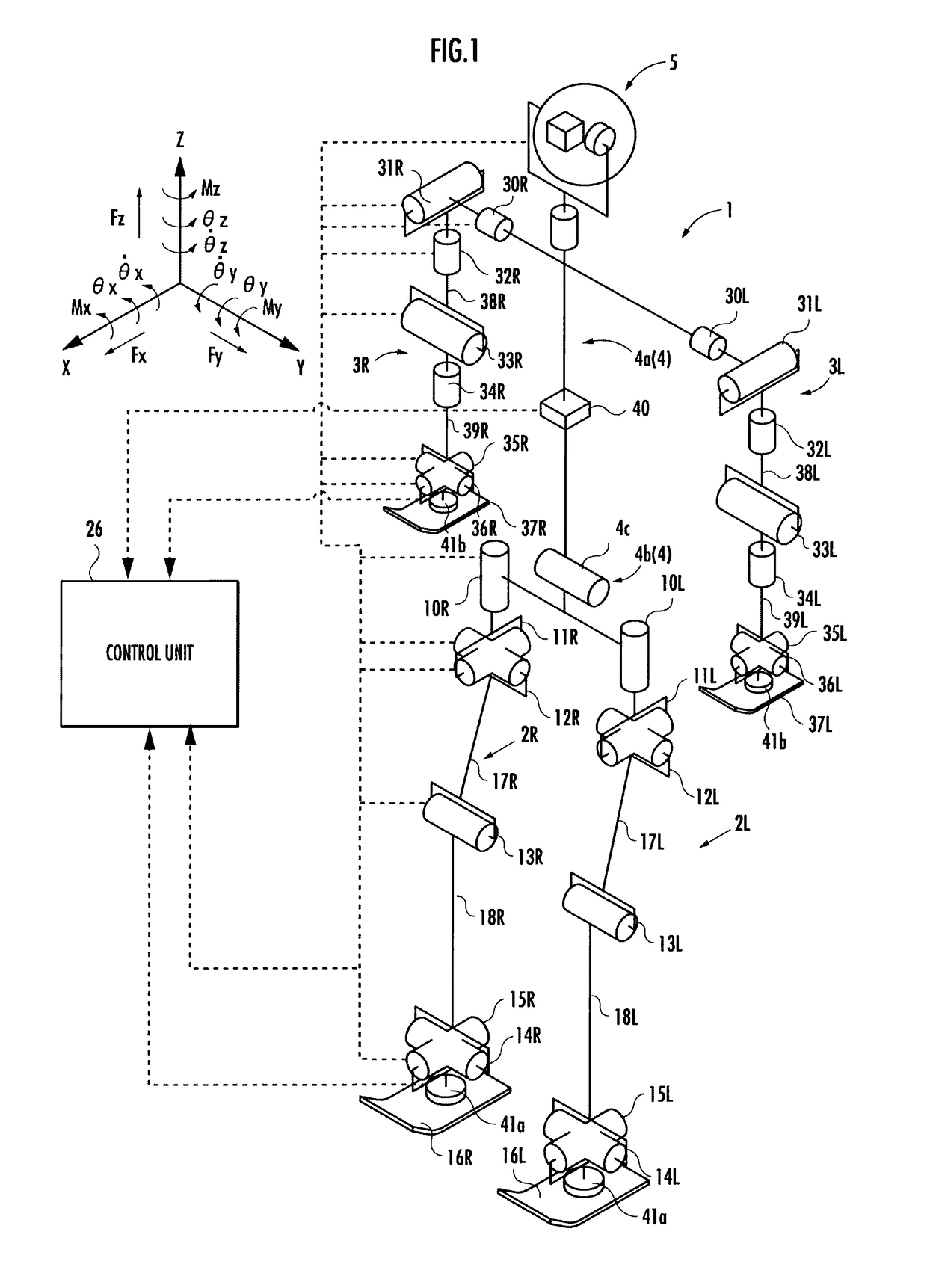 Control device for mobile body