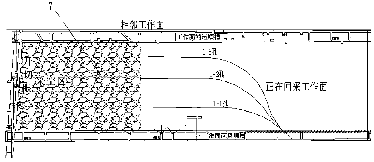 Top plate weaken danger removing method