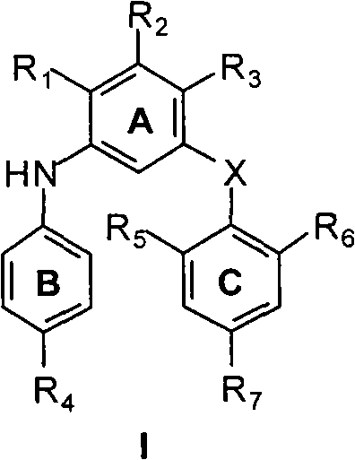 M-bis(arene) polysubstituted amino benzene compound as non-nucleoside HIV reverse transcriptase inhibitor, and preparation and use thereof