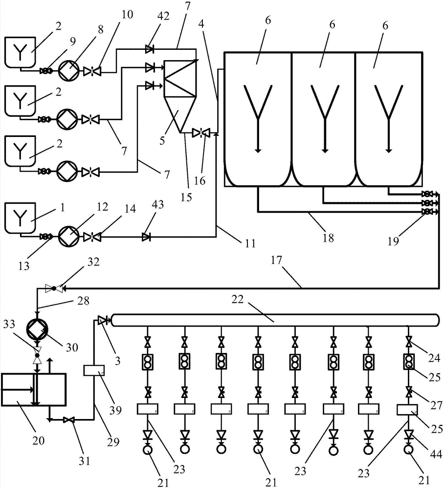 Oil reservoir water injection self-adaptive deep global regulation device and construction method