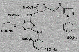 Modification method for reactive dye for leather