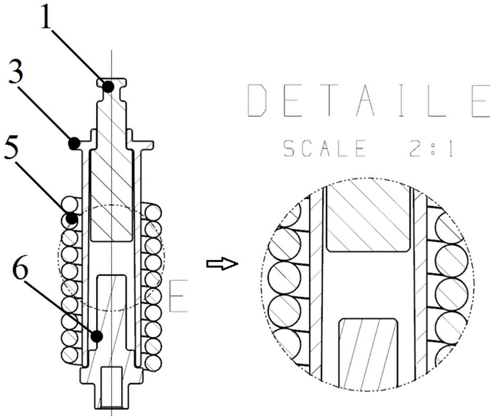 A controllable electromagnetic tripping device and tripping method with added magnetic conductor