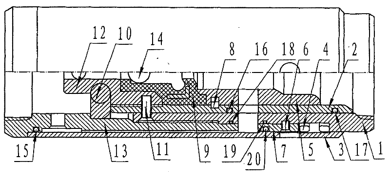 Circulating drilling-free blind plate cementing device