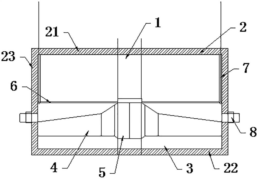 A sucker rod anti-spray self-sealing wax scraping guide device