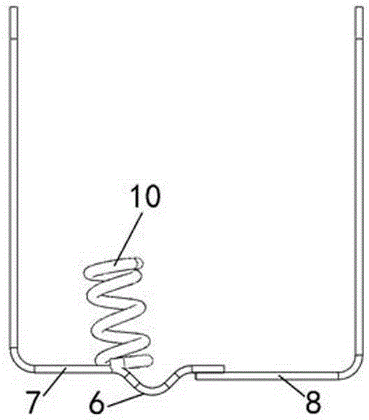 USB female base with built-in mechanical switch