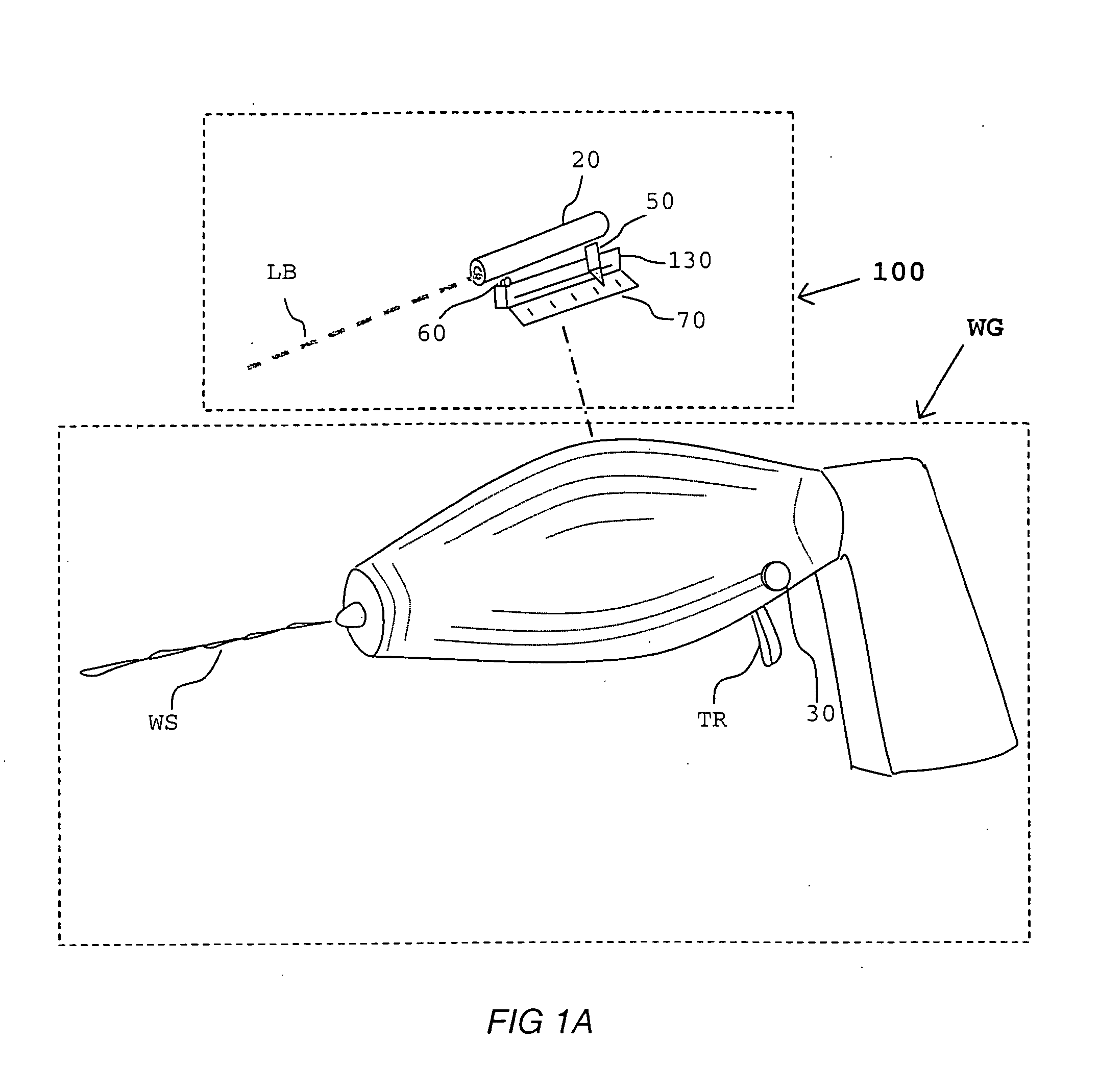 Laser sight for toy gun