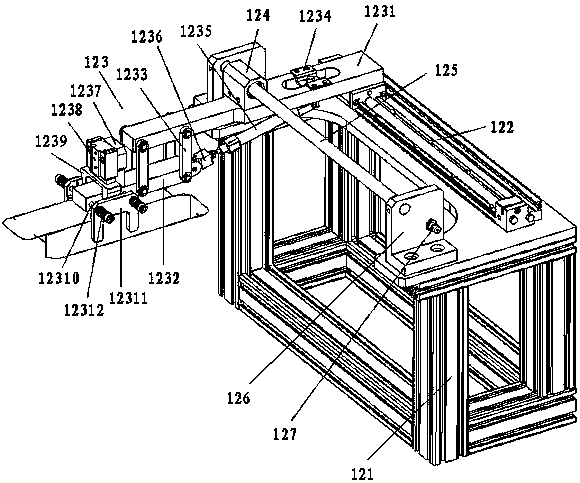 Transposition device for limit switch packaging machine