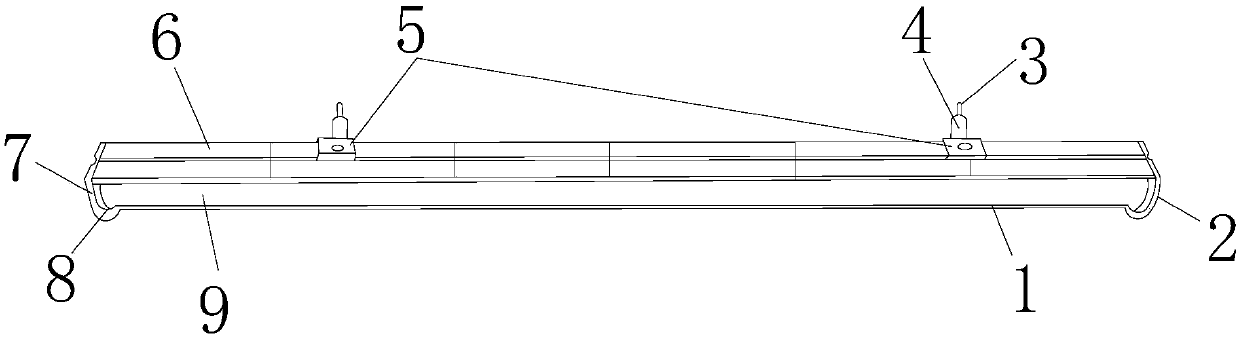 LED tube with light-emitting module