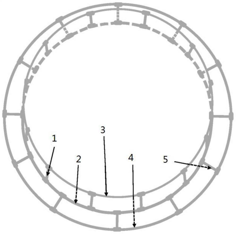 Floating frame for fixing myriophyllum elatinoides and method for treating eutrophic water body