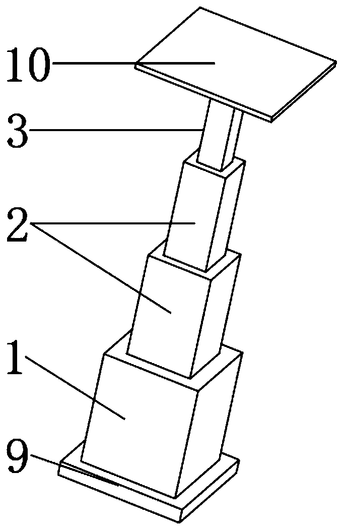 Jacket layer lifting equipment