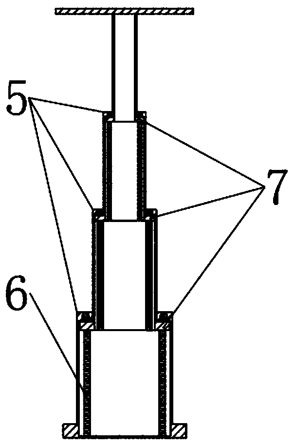 Jacket layer lifting equipment