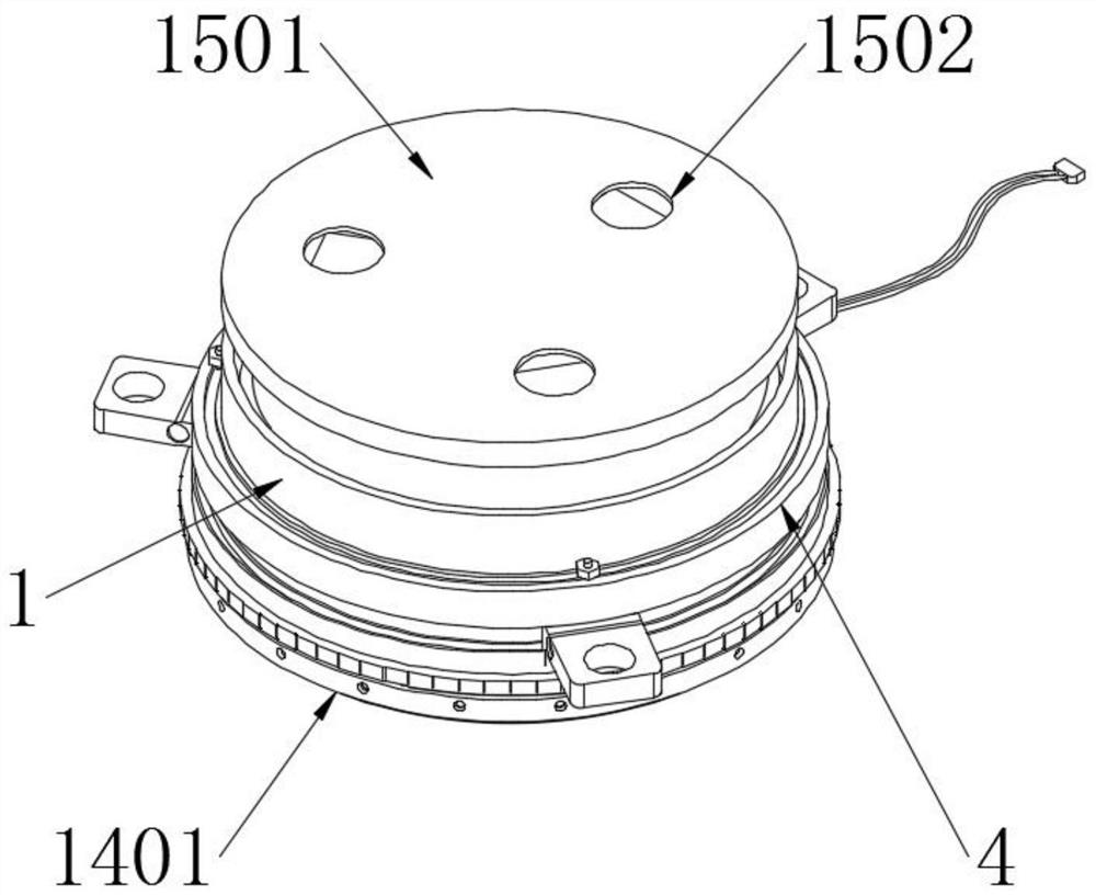 A buzzer structure with composite audio for easy installation