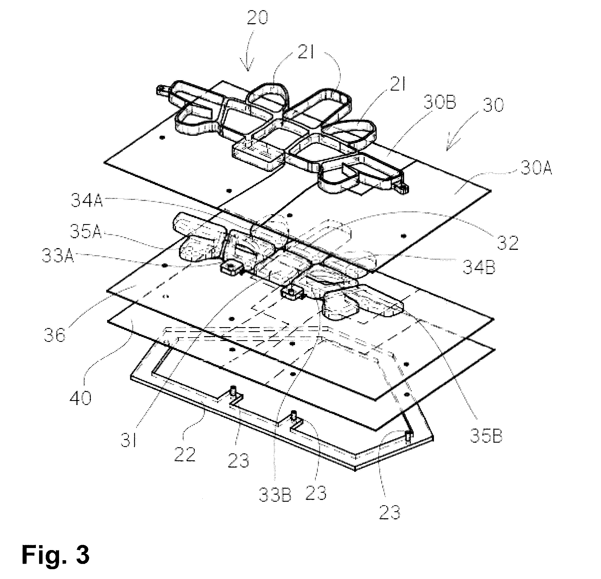 Hinged pad for protective gear