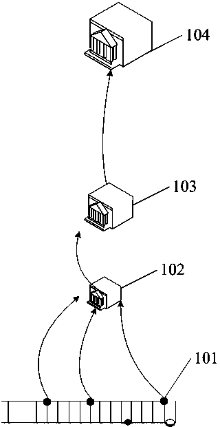 Turnout steel rail damage monitoring method and device