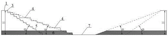 Side-by-side mining method in open-pit mines