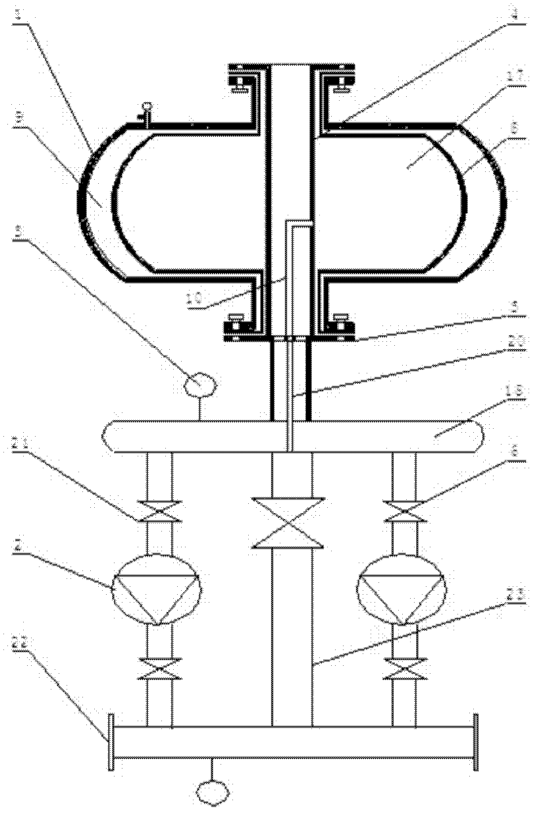 Pressure-superposed water supply device