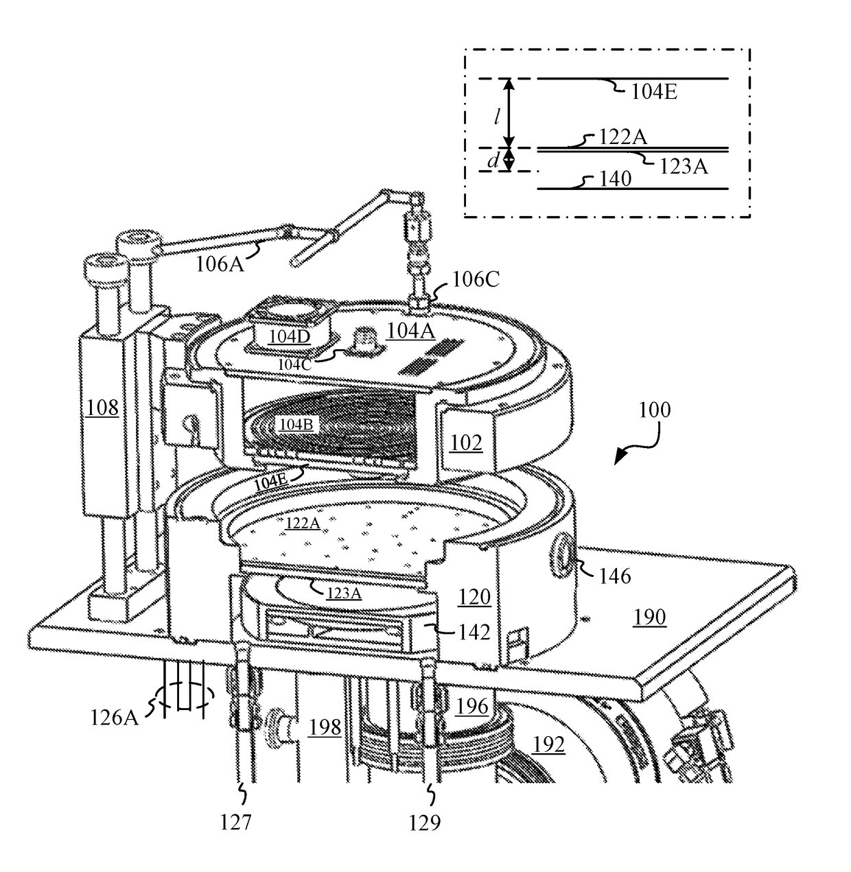 Techniques and systems for continuous-flow plasma enhanced atomic layer deposition (PEALD)