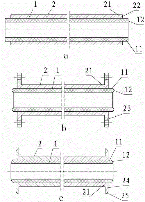 A method for manufacturing and installing steel-plastic composite pipelines for oilfield gathering and transportation