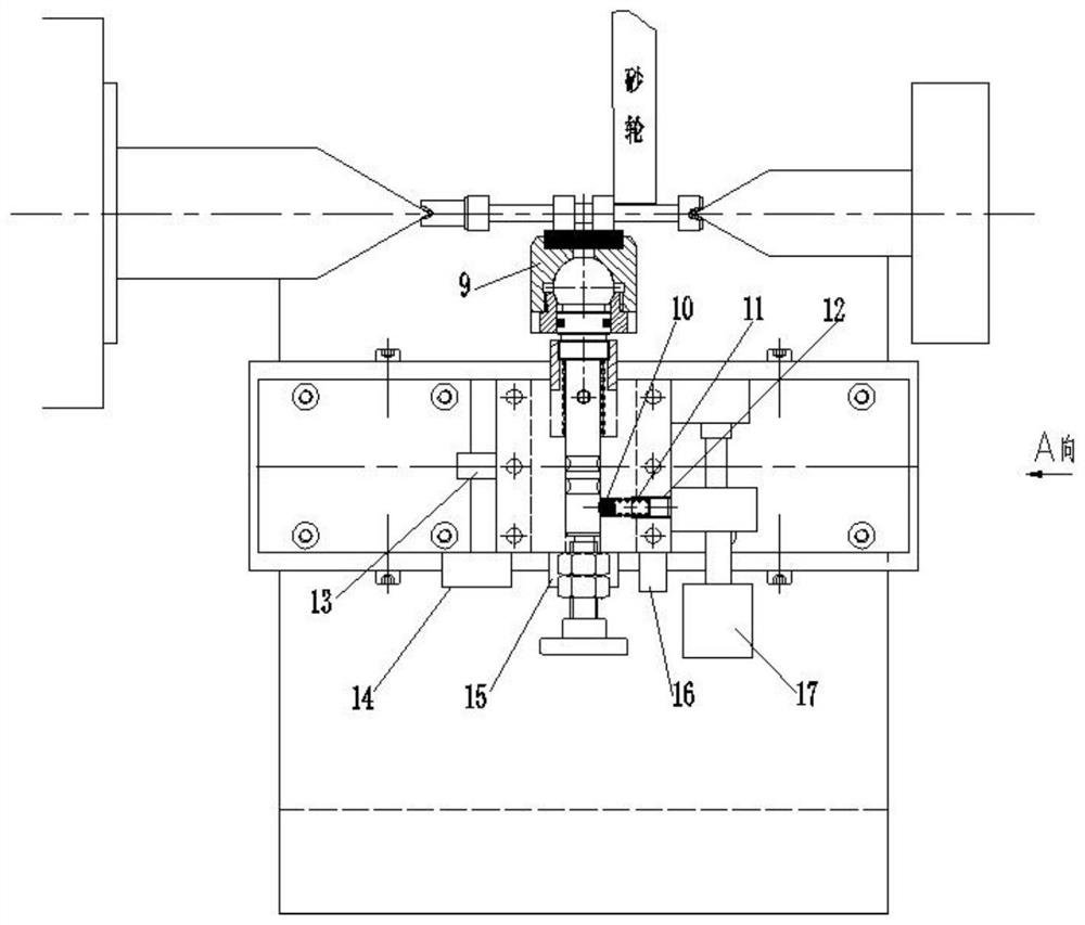 Synchronous deburring tool for precise match grinding of valve element of servo valve