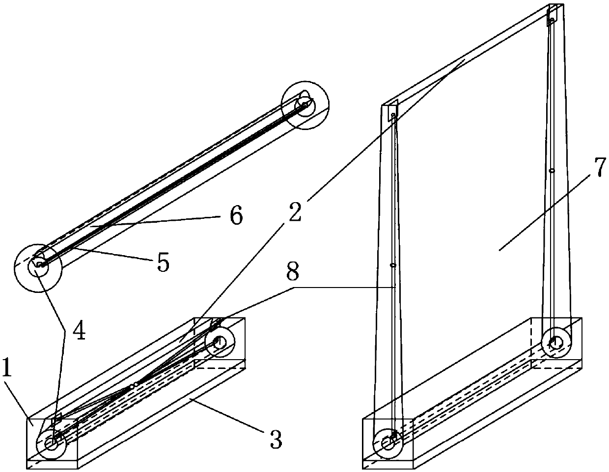 Portable eye protection table lamp with light emitting surface capable of being folded or unfolded