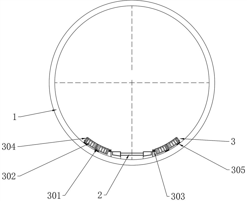 Fabricated ballasting device for preventing shield tail from floating upwards