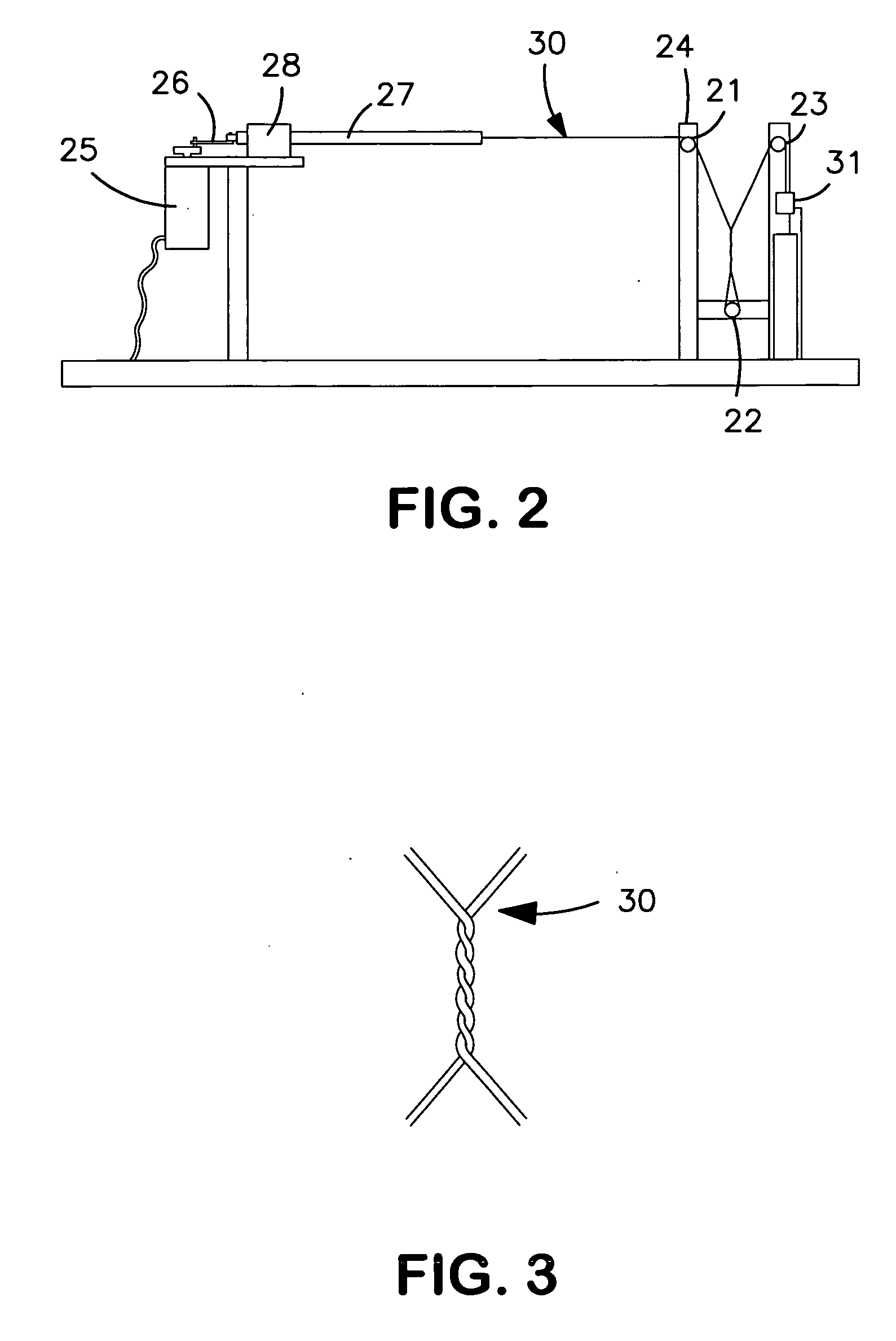 Fluoropolymer fiber composite bundle