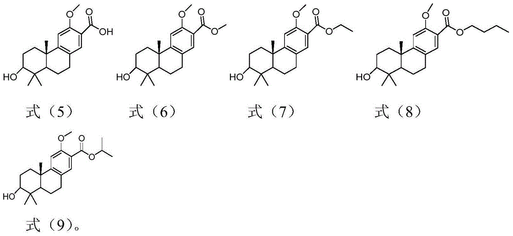 Tricyclic diterpenoid derivative and preparation method as well as application of tricyclic diterpenoid derivative in preparation of neuroprotective drugs