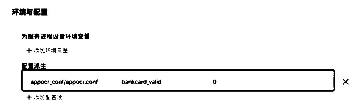 Service configuration method, device and equipment and storage medium