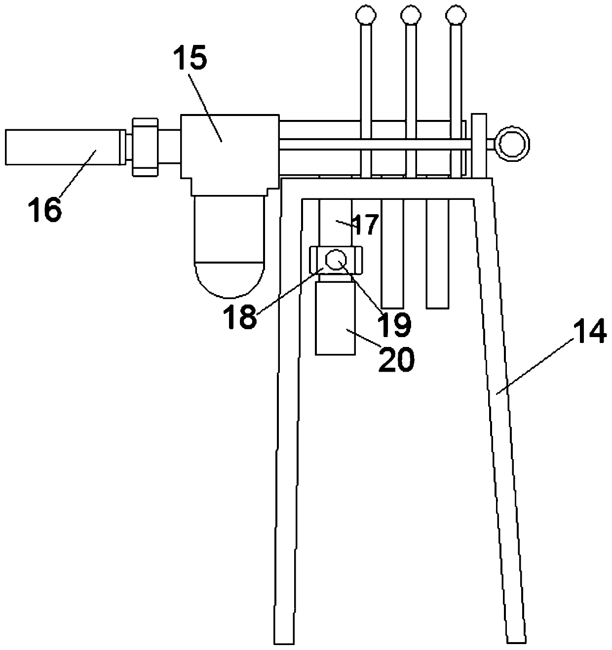 Atomizing dust removal and noise reduction system for down-the-hole drill and construction method