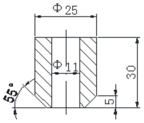 Powder high-temperature alloy horizontal extrusion integrated sheath and manufacturing method thereof