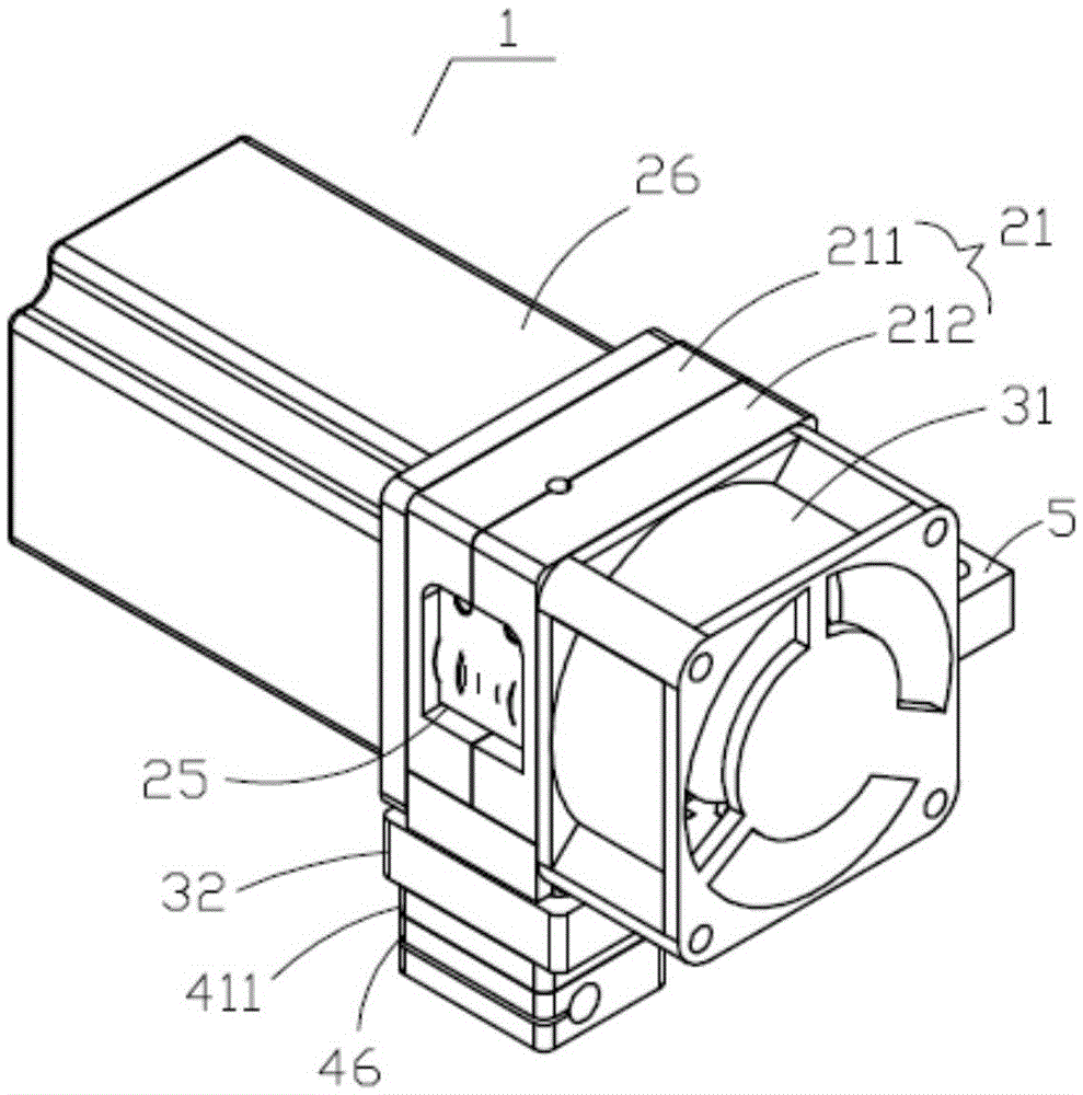 A wax material 3d printer head