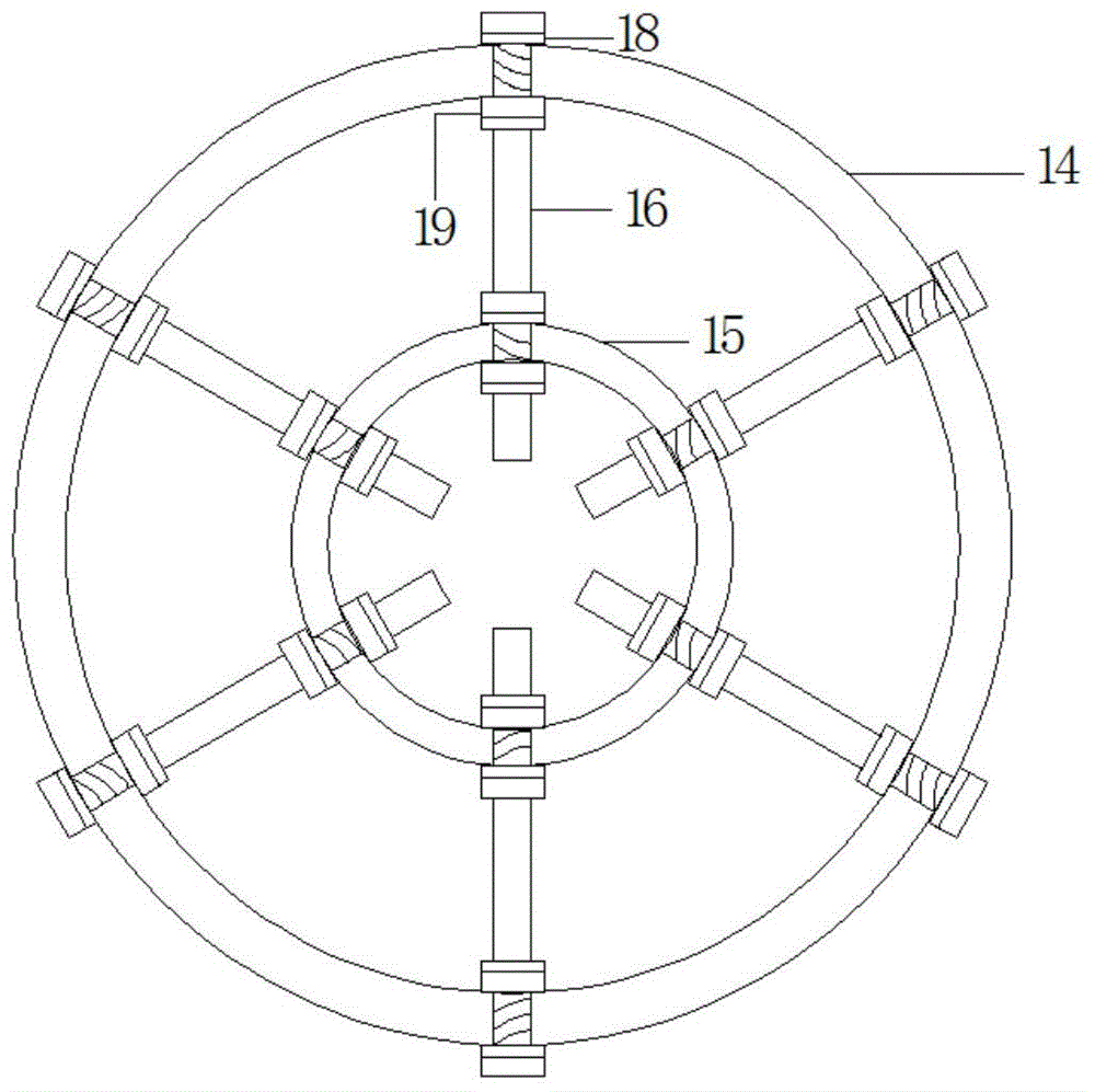 Evaporation-preventing double-ring infiltrometer easy to mount and fix