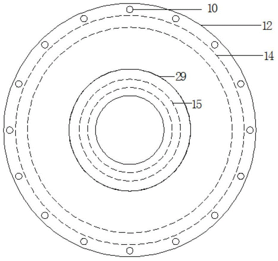 Evaporation-preventing double-ring infiltrometer easy to mount and fix