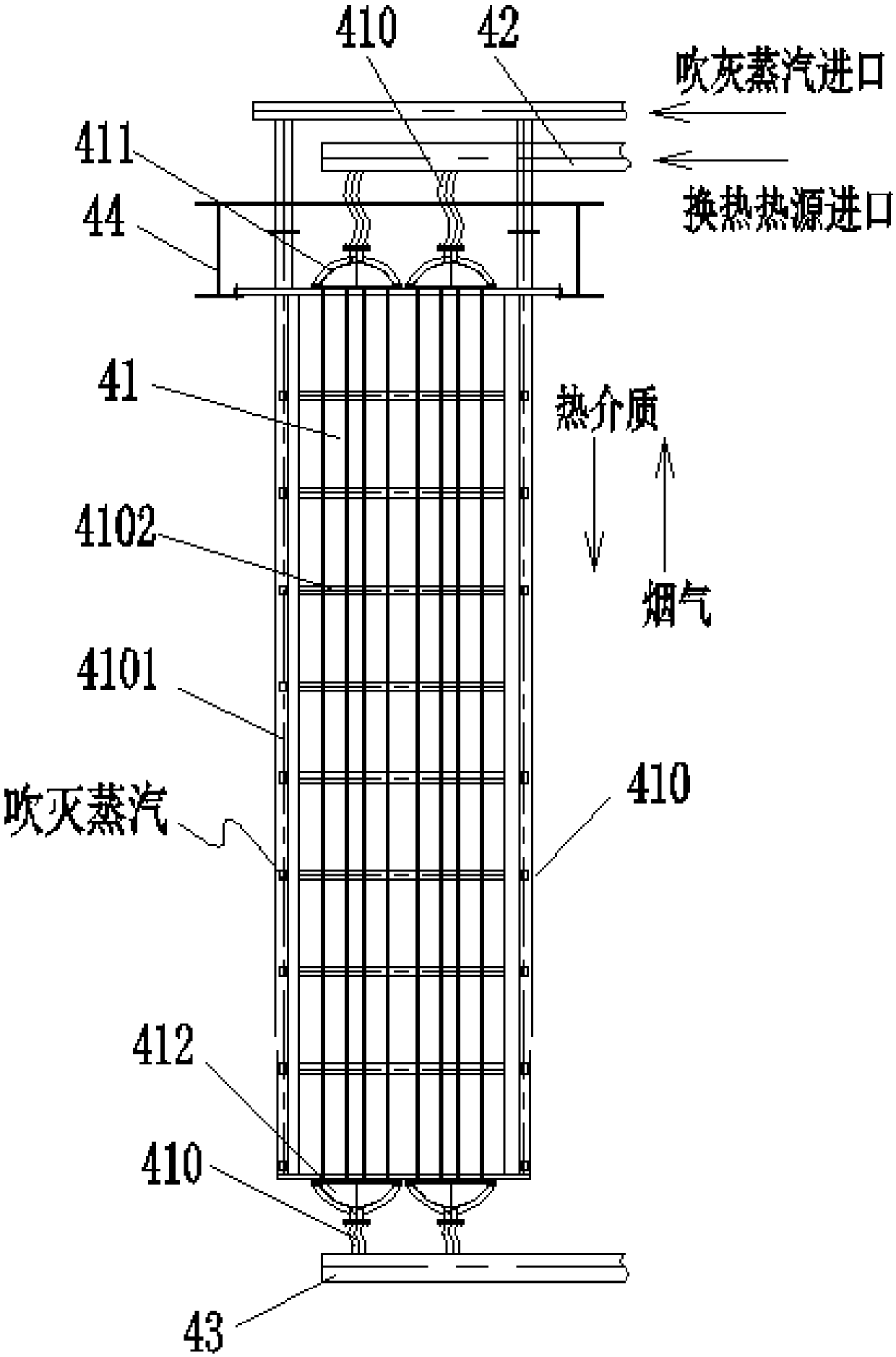 Integration tower capable of eliminating white smoke plume and various contaminants