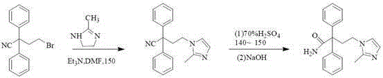 A kind of method for preparing midanaxin