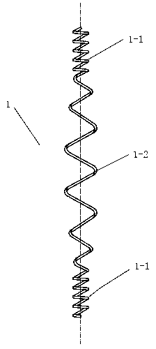 Reduction spiral spring for tubing paraffin removal of pumping well